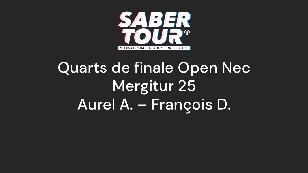 Open Nec Mergitur 25 - Quarter - AMEGAH (Aurel) vs DUCROHET (V)